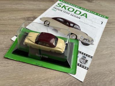 Deagostini Škoda 1200 sedan s časopisem