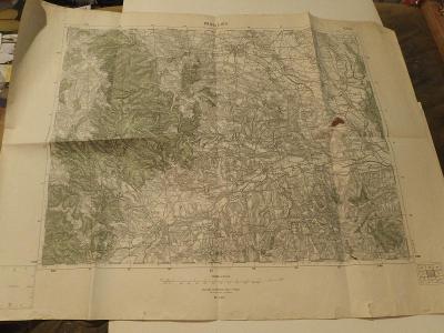 Stará vojenská mapa - PROSTĚJOV - 1938