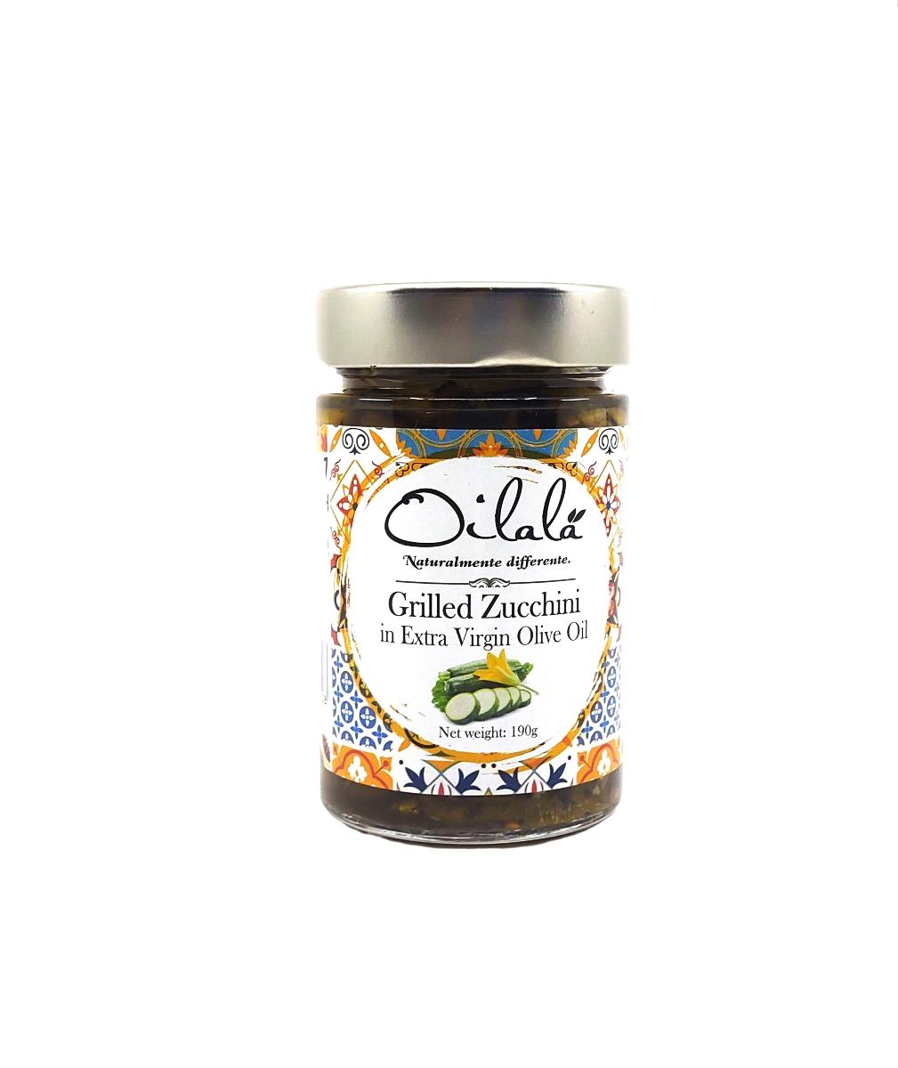 Grilované plátky cuket v olivovém oleji 190 g | Aukro