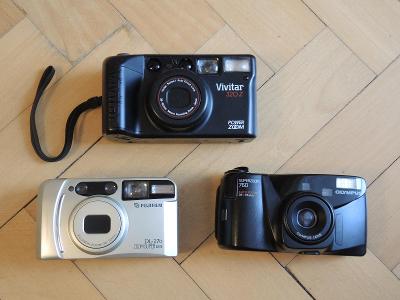 Konvolut - analogové fotoaparáty - Olympus, Fuji, ... spíše na ND, č.1