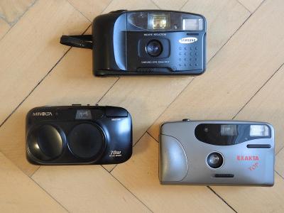Konvolut - analogové fotoaparáty - Minolta, Samsung,  spíše na ND, č.2