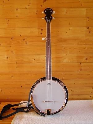 5-ti strunné banjo Harley Benton (nové) + příslušenství ( v popisu )