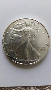 Stříbrná investiční mince 1oz American eagle 2019