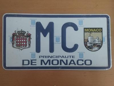 kovový plakát MC Monaco