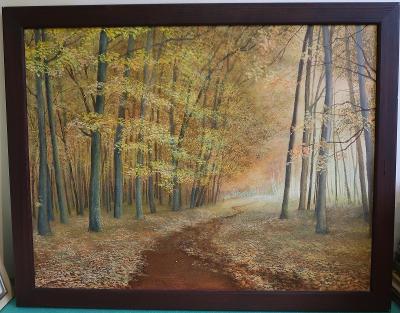 Velký obraz akryl - Simonetta Šmídová "Podzimní nálada"