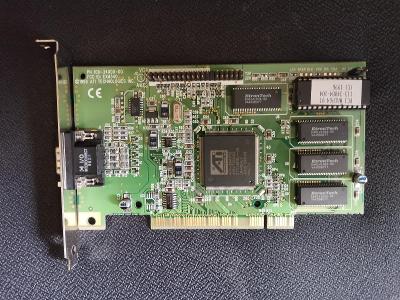 RETRO grafická karta PCI ATI MACH 64 VT, 2MB, 1995, funkční