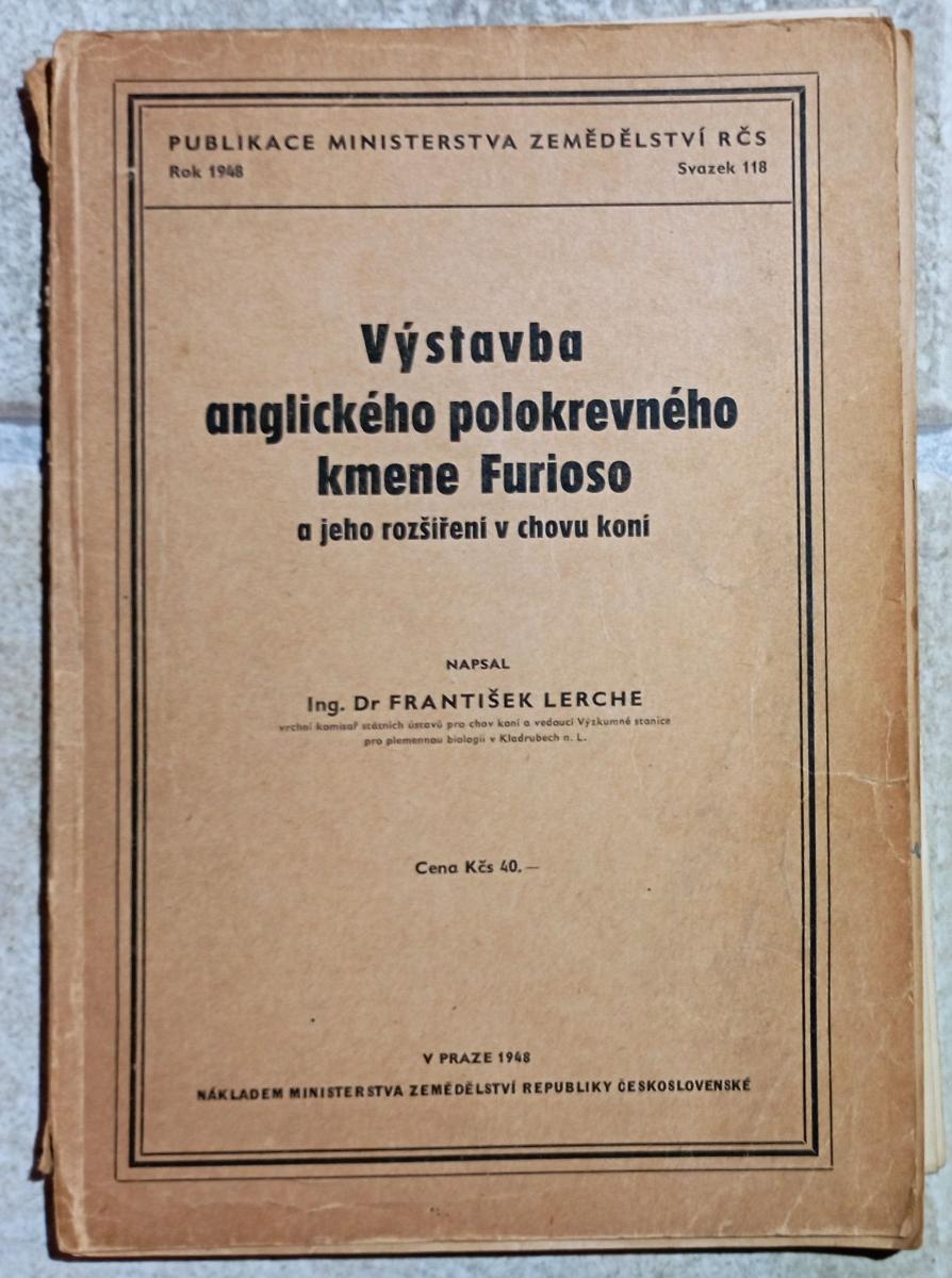 VÝSTAVBA ANGLICKÉHO POLOKREVNÉHO KMEŇA FURIOSO - LERCHE, F. 1948 - Odborné knihy