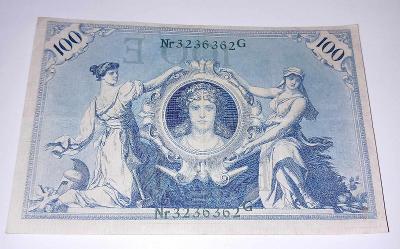 Bankovka 100 mark 1908...série G