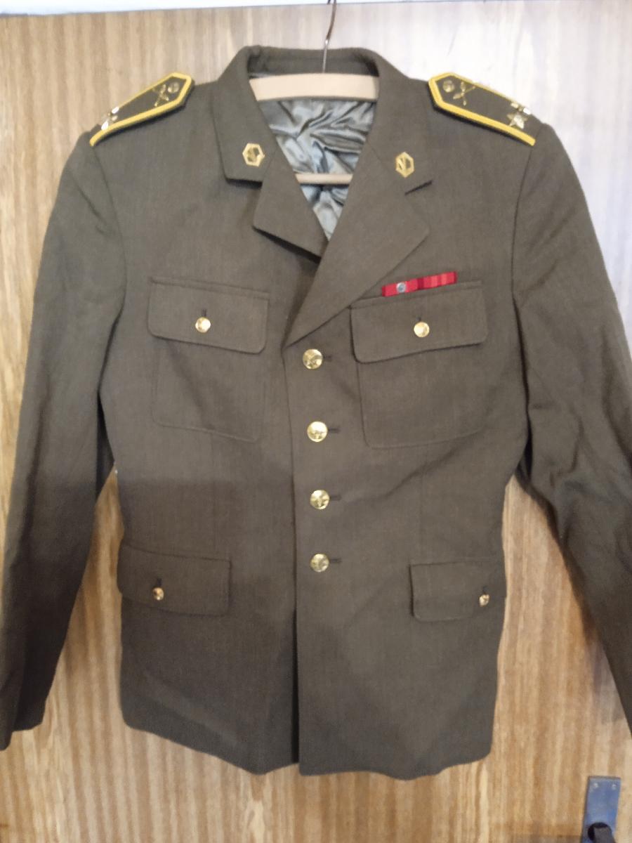 Vojenské sako+kabát ČSLA - Zberateľstvo