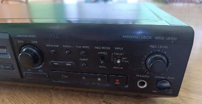Minidisc minidisk přehrávač Sony MDS Je 510,čti popis.