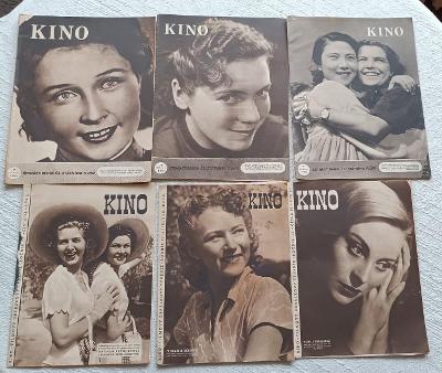časopisy KINO - 1948-1951 - 6ks