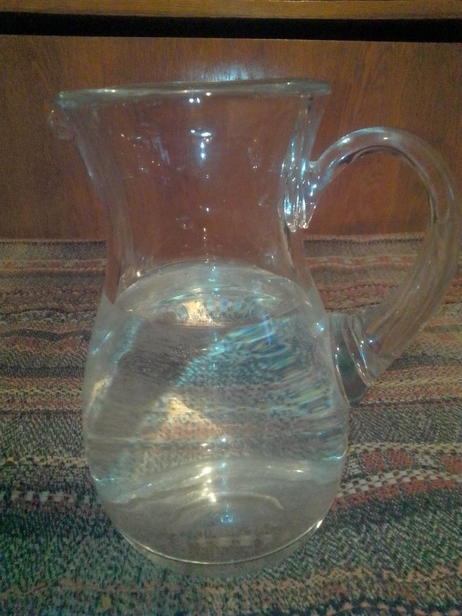 Pekný sklenený džbán hladký - Zariadenia pre dom a záhradu