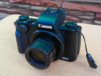 CANON POWERSHOT G5X, špičkový fotoaparát, VELKÝ SNÍMAČ