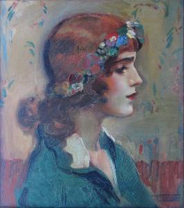 NASKE, František Xaver - Portrét dívky