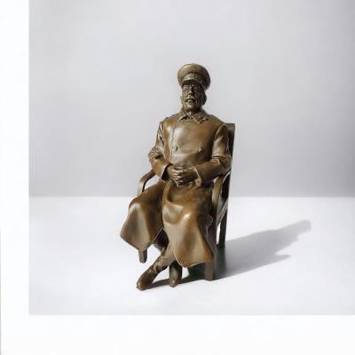 Josef Vissarionovič Stalin - Bronzová socha - Vzácny kus