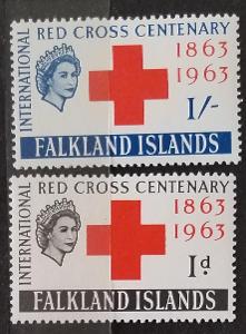 Falklandy 1963 35€ Omnibus století Červeného kříže
