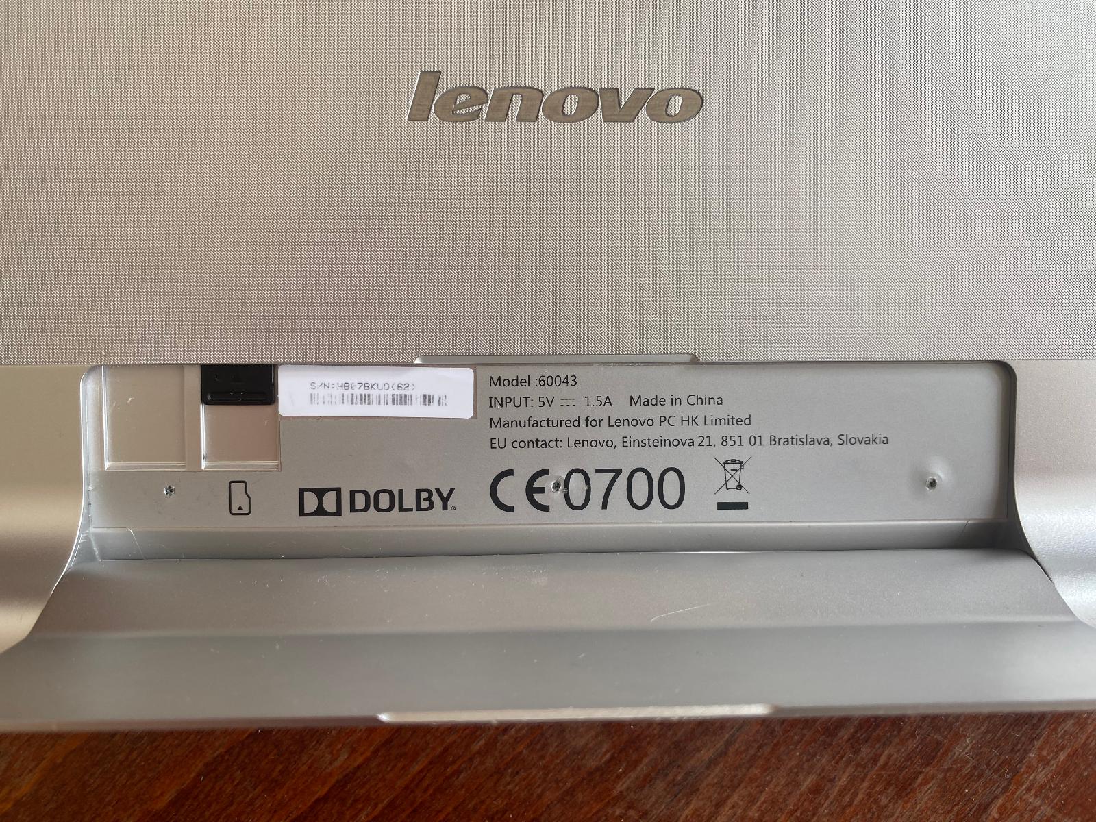 Tablet Lenovo Yoga - Model 60043 - Počítače a hry