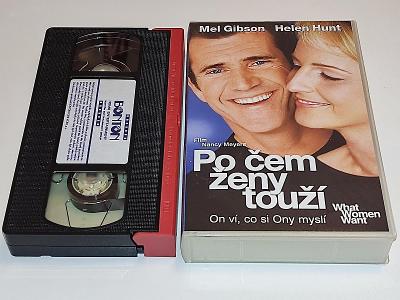 PO ČEM ŽENY TOUŽÍ : MEL GIBSON - HELEN HUNT / VHS