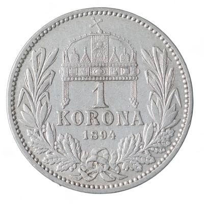 Rakousko-Uhersko - 1 Koruna 1894 K.B. !!!