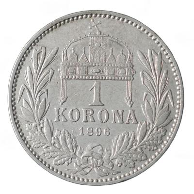 Rakousko-Uhersko - 1 Koruna 1896 K.B. !!!