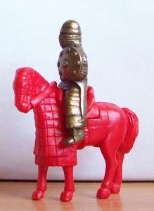 Kovová figurka : Ritter zu Pferd K97n72 EU 1996
