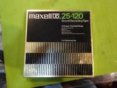 Nová magnetofonová páska MAXELL UD 25-120 - for mastering use