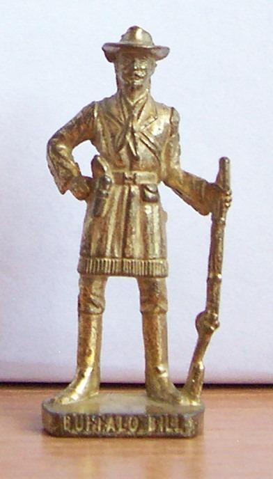 Kovová figurka : kovboj Buffalo Bill  SCAME Gold - Westmänner 2