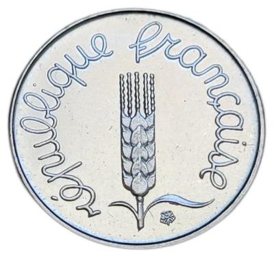 ✅Francie 1 centim 1975 - Pátá republika (1959 - 2002)
