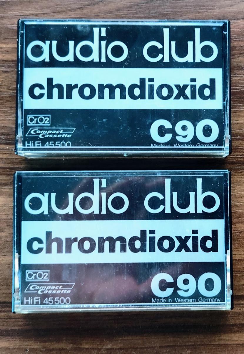 2x Audiokazeta - Audio Club Chromdioxid - TV, audio, video