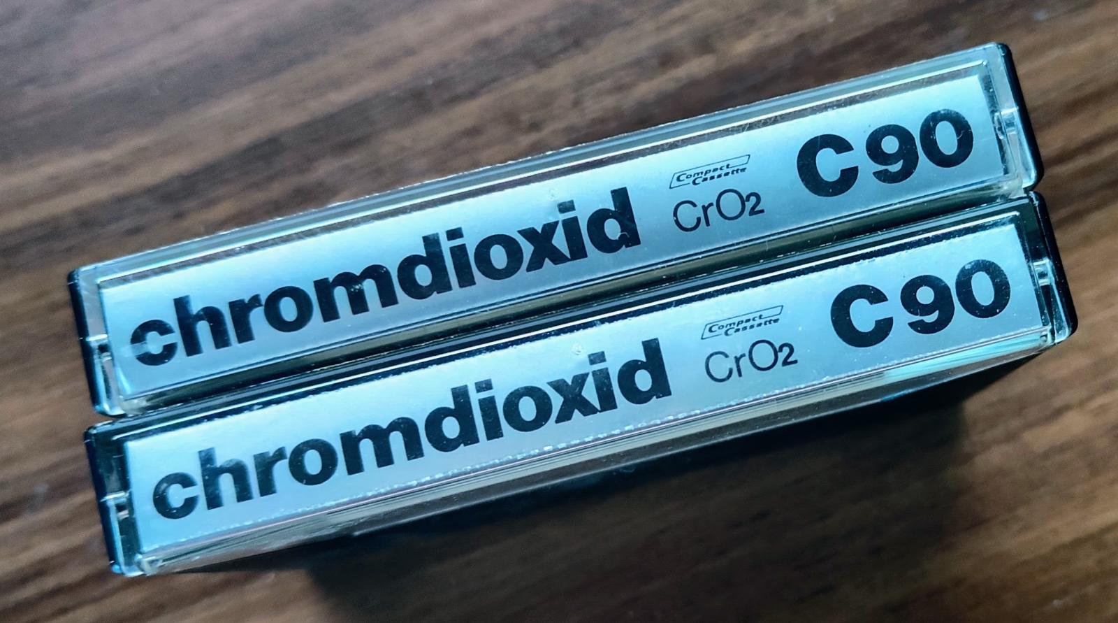 2x Audiokazeta - Audio Club Chromdioxid - TV, audio, video
