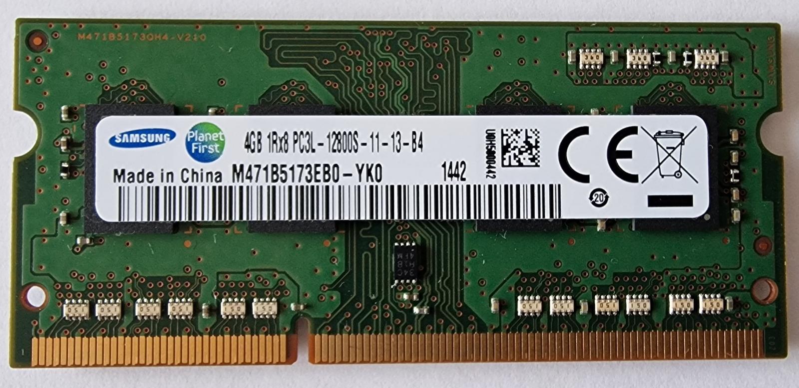 Samsung 4GB DDR3 - Notebooky, príslušenstvo