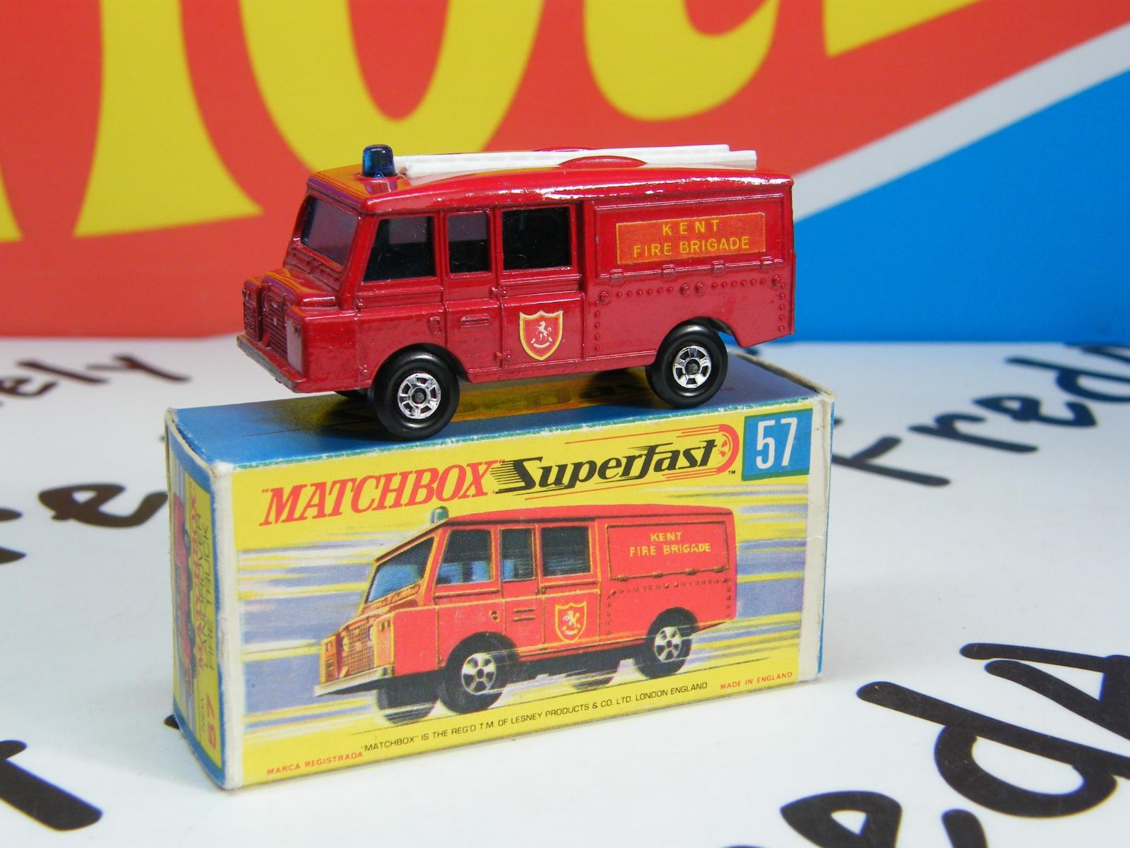 LAND ROVER FIRE TRUCK n.57 - MATCHBOX Superfast | Aukro