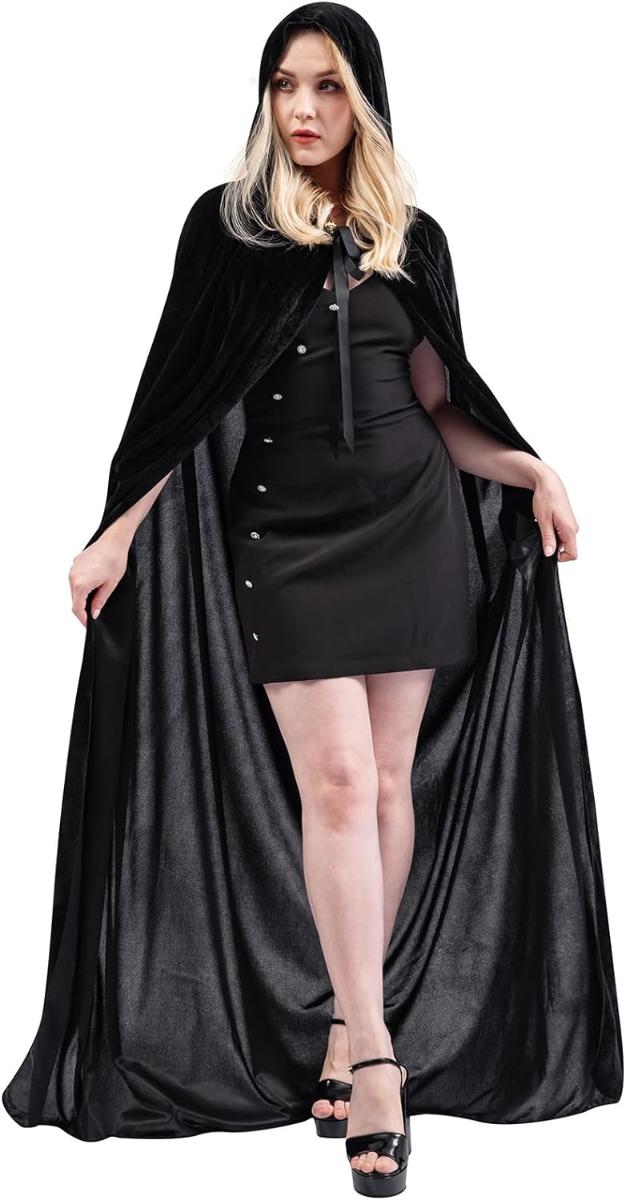 Čierna plášť ku kostýmu veľ. L (2557) - undefined