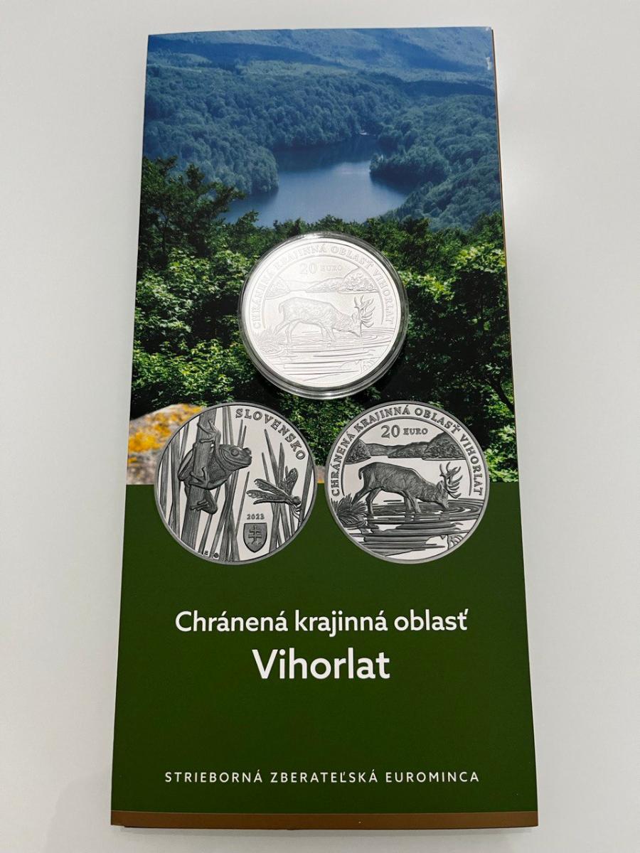 20EUR Chránená krajinná oblasť Vihorlat BK 2023 Novinka!!! - Zberateľstvo