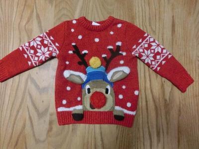 dětský vánoční svetr vel 80