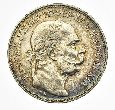 2 koruna Františka Josefa I. 1914 KB - velmi vzácná a pěkná