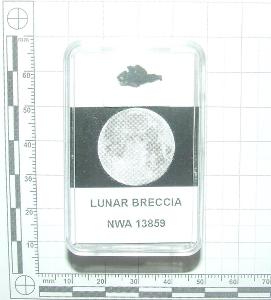 Meteorit - Měsíc - Lunar Breccia - NWA 13859
