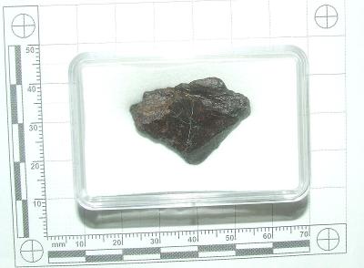 Meteorit - chondrit - řez