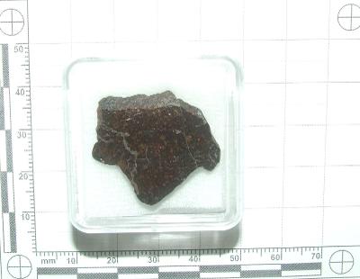 Meteorit - chondrit - řez
