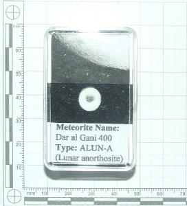 Meteorit - Měsíční - Lunar Anorthosite - Dar al Gani 400