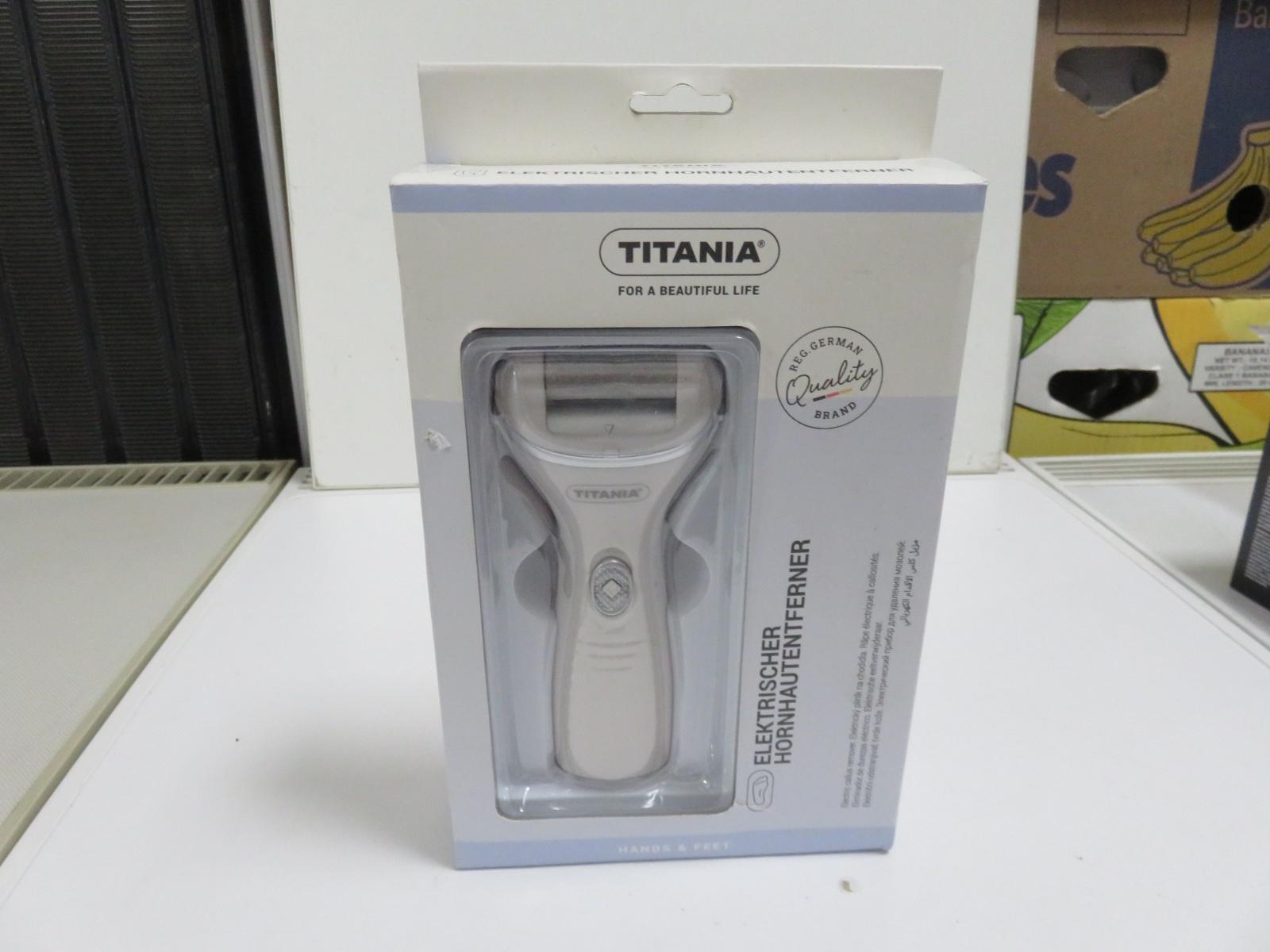 Nový elektrický pilník na chodidlá Titania 3039 Box - Kozmetika a parfémy