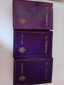 3ks Rakousko Uherské knihy 1914 vojenské RRR s erbem