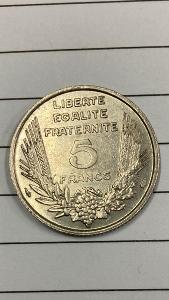 5 Francs 1933 Libertr Egalize Fraternite