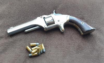 Historický revolver Smith Wesson cal.22RF SA 1865 Hezký pův. stav
