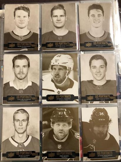 Hokejové Karty NHL UD Portraits LOT - Sběratelství