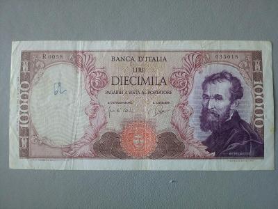 10.000 lire Itálie 1962.