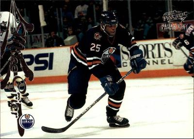 MIKE GRIER @ EDMONTON OILERS @ Pacific Paramount Silver Parallel