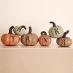 6 kusov Ručne maľované tekvica Jesenný dom - Zariadenia pre dom a záhradu