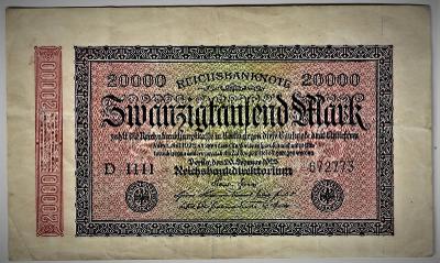 B.2023.25. 20 000 Marek 1923 Německo