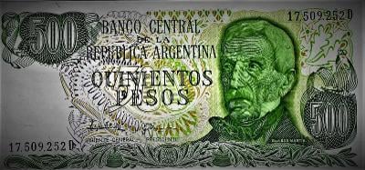 B.2023.35. 500 Pesos - 1984 - Argentina - UNC